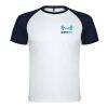 Indianapolis short sleeve unisex sports t-shirt Standard | White-Navy Blue | roly-M | No Branding | not available | not available | not available