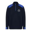 Maverick 280 g/m2 men's half zip sweater Standard | Navy Blue-Royal blue | L | No Branding | not available | not available | not available