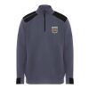 Maverick 280 g/m2 men's half zip sweater Standard | Lead-Solid black | 3XL | No Branding | not available | not available | not available