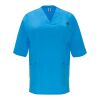 Panacea 160 g/m2 unisex short sleeve service top  Standard | Danube Blue | 2XL | No Branding | not available | not available | not available