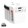 SKROSS World Travel Adapter MUV 2-pole with USB A and C white | No Branding | not available | not available