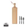 BOSKA Cheese Set Amigo brown-steel | No Branding | not available | not available