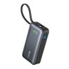 Anker Nano Power Bank 30W, Built-In USB-C Cable black