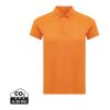 Iqoniq Yosemite women recycled cotton pique polo orange | XXL | No Branding | not available | not available | not available