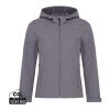 Iqoniq Makalu women recycled polyester soft shell jacket vulcano heather grey | S | No Branding | not available | not available | not available