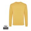 Iqoniq Zion recycled cotton crew neck ochre yellow | XS | No Branding | not available | not available | not available