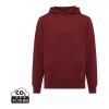 Iqoniq Yengo recycled cotton hoodie with sidepockets burgundy | M | No Branding | not available | not available | not available