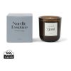 Nordic essence scented candle large blue-dark brown | No Branding