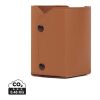 VINGA Timo PU RCS RPET pen holder brown | No Branding | not available | not available