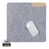 VINGA Albon GRS recycled felt mouse pad grey | No Branding | not available | not available