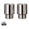 VINGA Nagano RCS  recycled SS mugs, set of 2 reflecting | No Branding | not available | not available