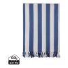 VINGA Ornos GRS recycled cotton hammam towel blue-white | No Branding | not available | not available | not available