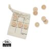 VINGA Tic-tac-toe mini game brown | No Branding | not available | not available