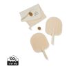 VINGA Miro beach tennis game brown | No Branding | not available | not available