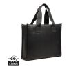 VINGA Bermond RCS recycled PU tote bag black | No Branding | not available | not available