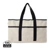 VINGA Volonne AWARE™ recycled canvas beach bag off white-black | No Branding | not available | not available | not available