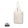 VINGA Hilo AWARE™ recycled canvas zip tote off white
