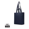 VINGA Hilo AWARE™ recycled canvas zip tote navy