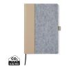VINGA Albon GRS recycled felt notebook grey | No Branding | not available | not available