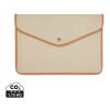 VINGA Bosler GRS recycled canvas 14" laptop sleeve brown | No Branding | not available | not available