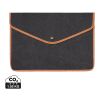 VINGA Bosler GRS recycled canvas 16" laptop sleeve black | No Branding | not available | not available