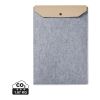 VINGA Albon GRS recycled felt 17" laptop sleeve grey | No Branding | not available | not available