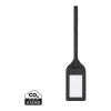 VINGA Baltimore RCS recycled polyester luggage tag black | No Branding | not available | not available