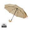 VINGA Bosler AWARE™ recycled pet 21" foldable umbrella brown | No Branding | not available | not available