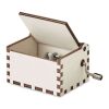 Wooden Christmas music box wood | No Branding | not available | not available