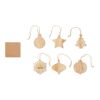 Set of wooden Xmas ornaments wood | No Branding | not available | not available | not available