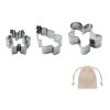 Christmas cookie cutter set beige