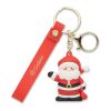 Santa keyring bag charm red