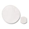 Foldable frisbee in pouch white