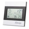 Weather station and clock matt silver | No Branding | not available | not available | not available