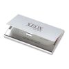 Aluminium business card holder shiny silver | No Branding | not available | not available | not available
