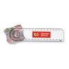 Ruler with magnifier transparent | No Branding | not available | not available | not available
