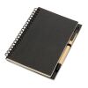 B6 Recycled notebook with pen black | No Branding | not available | not available | not available