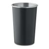Recycled stainless steel cup black | No Branding | not available | not available