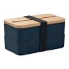 Recycled PP lunch box navy blue | No Branding | not available | not available | not available