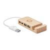 Bamboo USB 4 ports hub wood | No Branding | not available | not available | not available