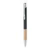 Push button aluminium & wood pen black | No Branding | not available | not available