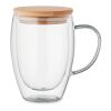 Tall double wall borosilicate mug transparent | No Branding | not available | not available | not available