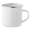 Vintage enamel layered mug 500ml white | No Branding | not available | not available | not available