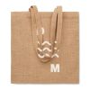 Jute long handled shopping bag beige | No Branding | not available | not available | not available