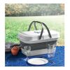 Collapsible picnic basket white | No Branding | not available | not available