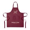Organic cotton apron 240 gr/m² Burgundy | No Branding | not available | not available | not available