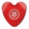 Heart shaped reflector light red | No Branding | not available | not available