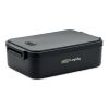 Recycled PP lunch box 2200 ml black | No Branding | not available | not available | not available