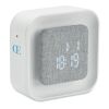 Recycled ABS/RPET alarm clock white | No Branding | not available | not available | not available