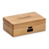 TWS earbuds in bamboo case wood | No Branding | not available | not available | not available